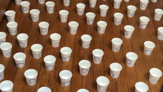 Hundreds of Cups on April Fools