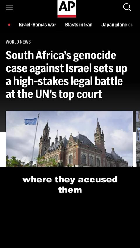 ►🔴 South Africa v. Israel with the ICJ