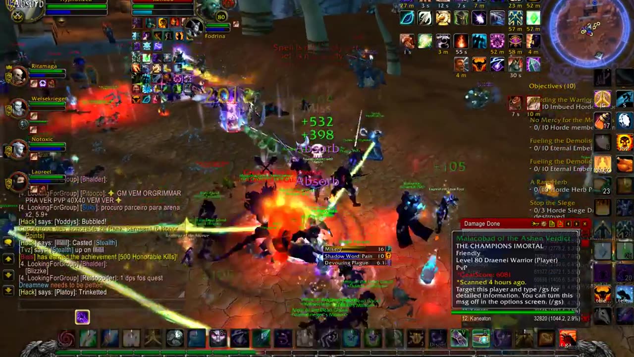 Alliance invasion of the gates of Orgrimmar PvP