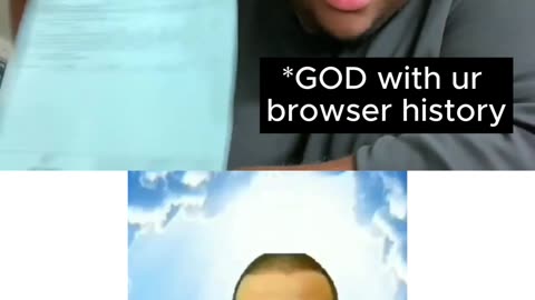 comedy meme when a guy dies and have encounter with god