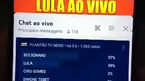 9 Dedos perde por Bolsonaro em Própria Live