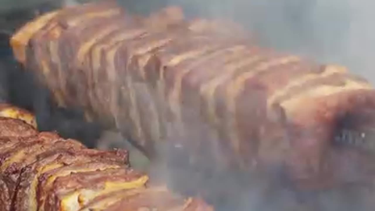 This is not going to be shown on TV! Barbecue Napoleon