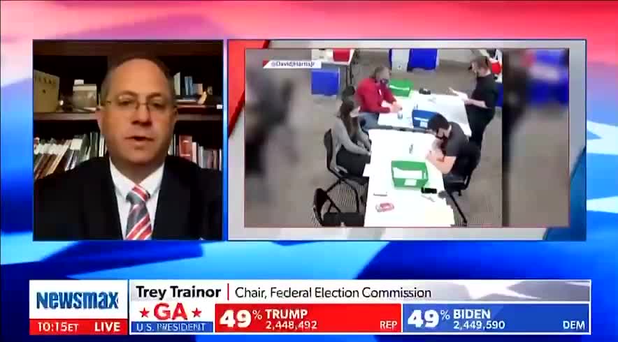 Chair of the Federal Election Commission says the election is illegitimate