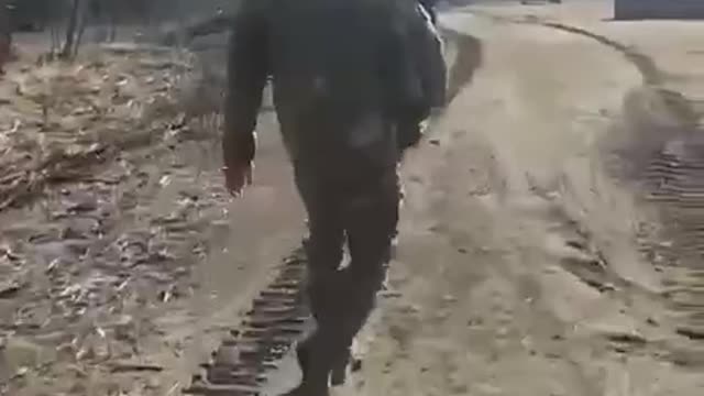 Video from the Ukrainian side. There are losses in Russian technology.