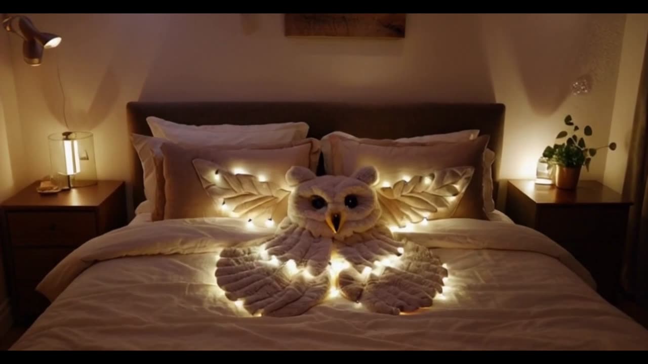 Master bedroom inspired by owl