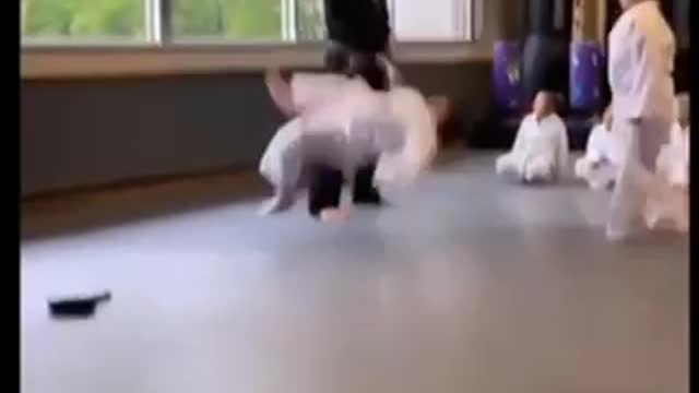 Funny Boy Karate Kick