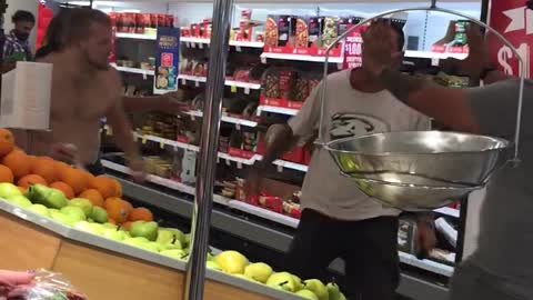 Tussle in Aisle Five