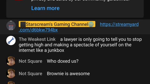 Stop doxxin people.