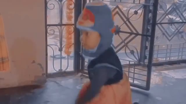 Cute baby dance