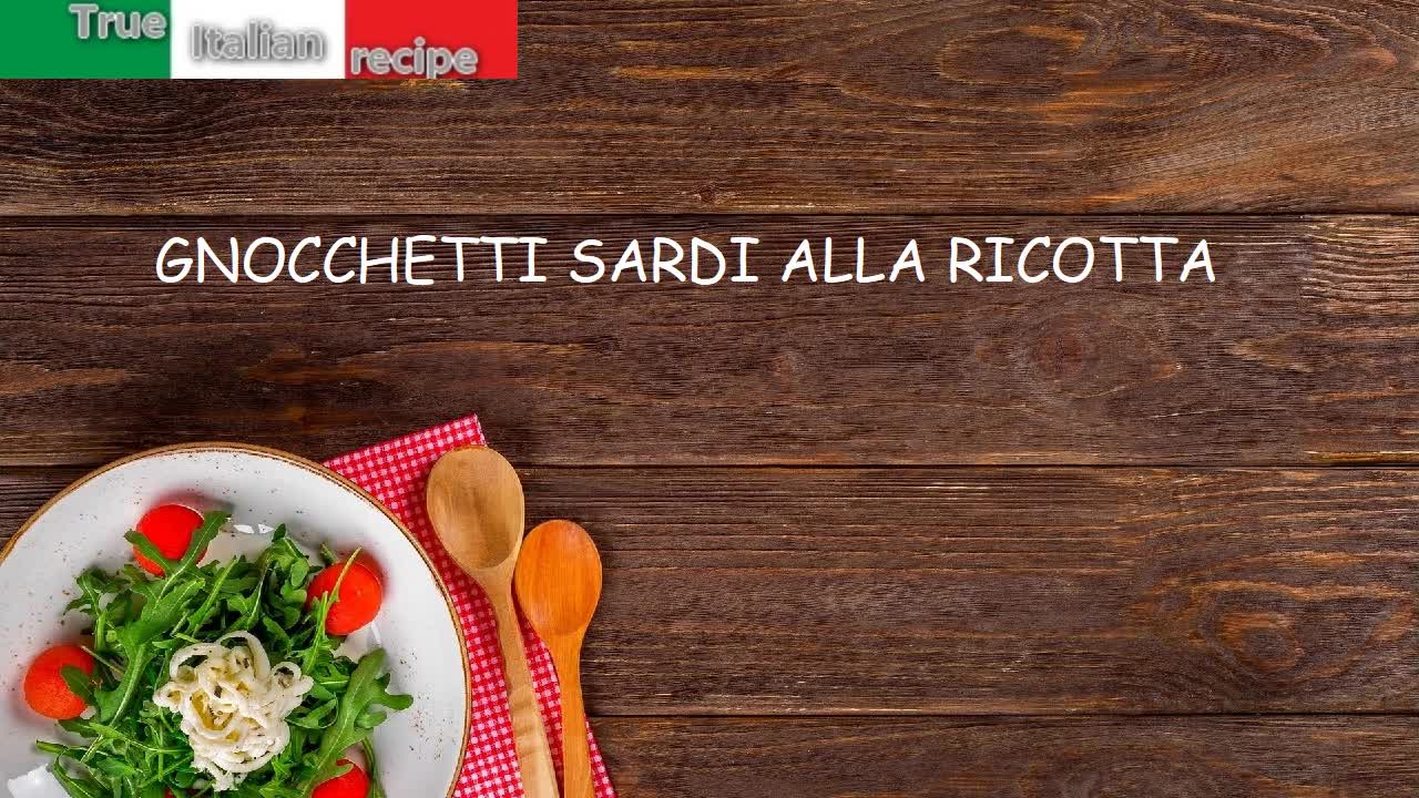 ENG - Gnocchetti sardi alla ricotta