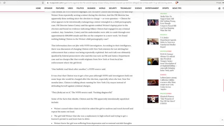 hillary clinton frazzledrip snaff video
