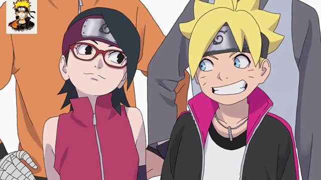 Boruto showed his love to Sarada