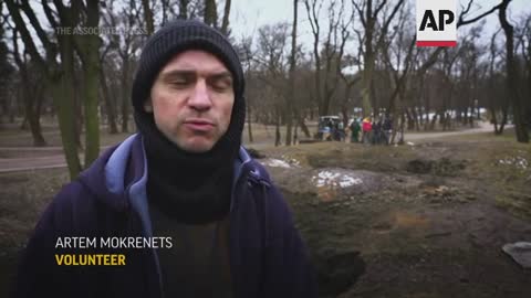 Worried volunteers prepare bomb shelters in Lviv