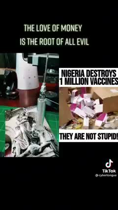 NIGERIA destroys 1Million Vaccines