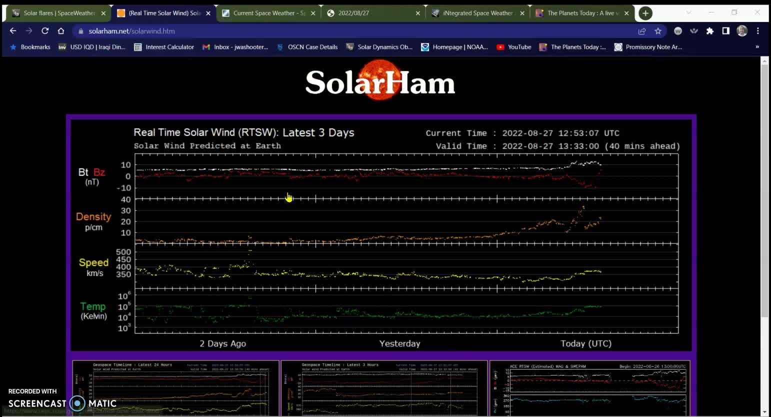 Solar Tsunami and glancing blow CME 08-27-22