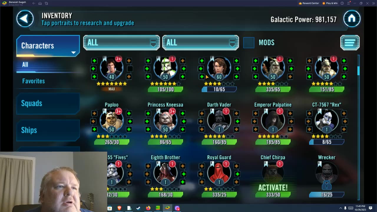 Star Wars Galaxy of Heroes F2P Day 174