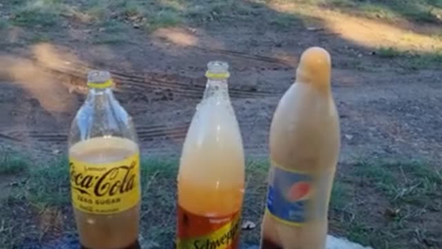 Coca Cola, Fanta, Sprite und Mentos 💥 | Experiment