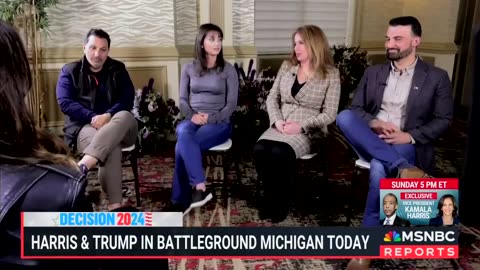 MSNBC brought on a panel of Michigan voters, and not a single one was voting for Kamala Harris