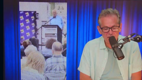 Bernie Sanders confronted during speech overgenocide and healthcare by Jill Ferguson▮The Jimmy Dore Show