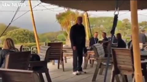 NEW - Joe Biden seems to get lost at the G7 summit in England, Jill comes to the rescue.