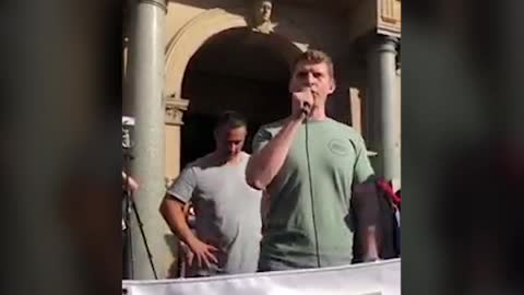 Historian Dr Steven Chavura Speaks at Sydney Freedom Rally