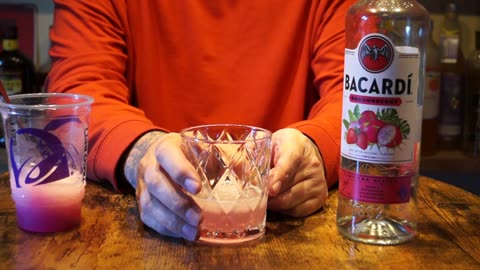 Bicardi Dragonfruit Rum & Taco Bell Dragonfruit Freeze