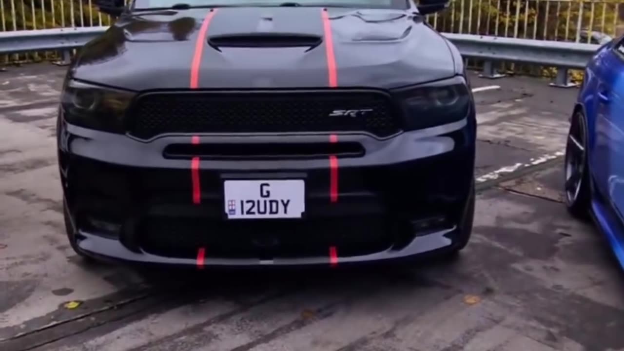 Dodge Durango SRT Custom Bonnet/Hood LED Holder Prop video showcase! 🔧🔆