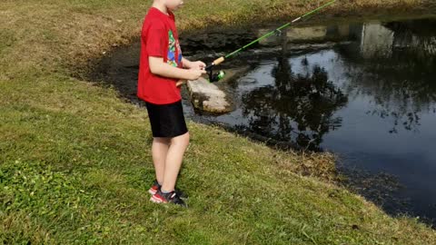 Fishing with little man