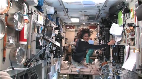 space station tour from inside: international space center