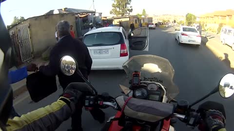 Failed smash and Grab in Alexandra, South Africa