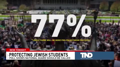 TND discuss a role for National Guard in protecting returning Jewish college students 😁