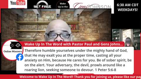 Episode #90 "Wake up in the Word" with Pastor Paul Ybarra and The Mindset Master, Gens Johnson
