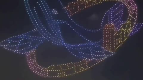 Drones shows in China are crazy