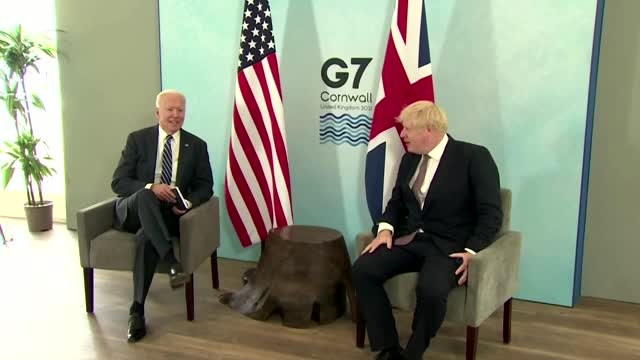 Biden and Johnson meet ahead of G7 summit