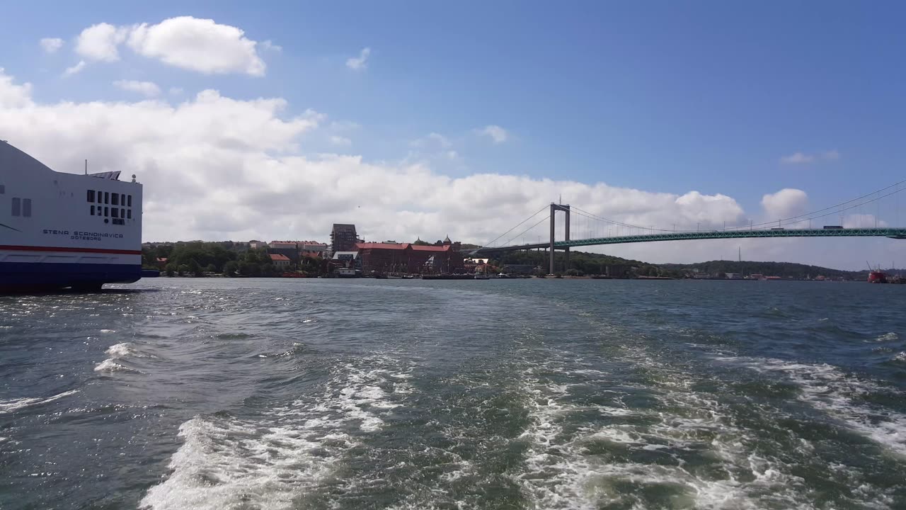 Harbor ferry Gothenburg Sweden.