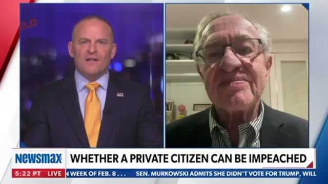 Dershowitz explains Senate impeachment trial Is unconstitutional