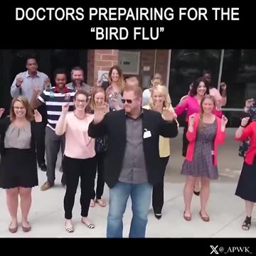 Doctors getting ready for bird flu