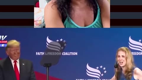 MYSTERY WOMAN GRABS MIC FROM TRUMP DURING LIVE SPEECH WHAT SHE SAYS NEXT IS JUST UNBELIEVABLE!