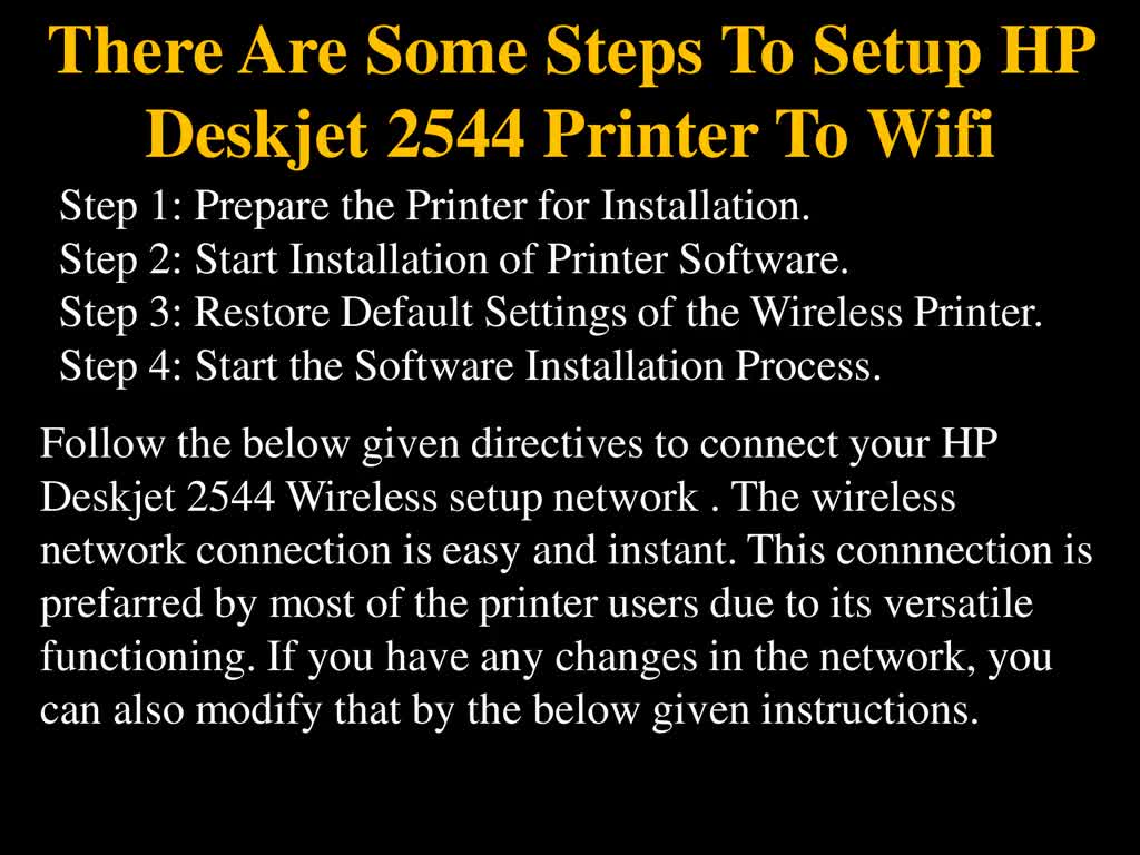 How To Setup & Install HP Deskjet 2544
