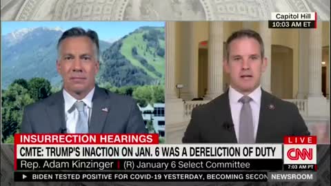 Kinzinger thinks the DOJ needs to indict Trump - 7/22/22