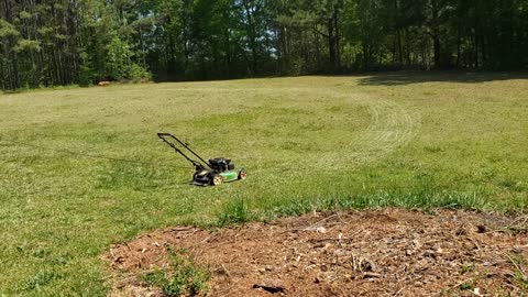 Diy: Mower on a rope