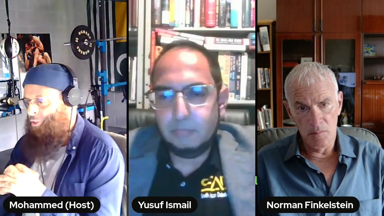 Opening remarks with Professor #Norman Finkelstein