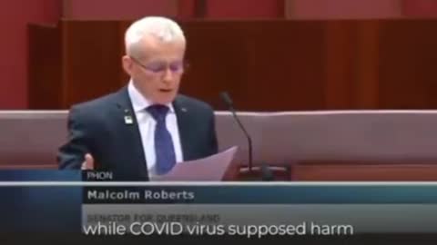 Australian member of parliament Malcolm Roberts speaks on the unspeakable