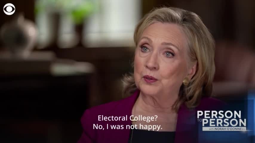 Hillary Says She Never Thought About Claiming Victory Against Trump