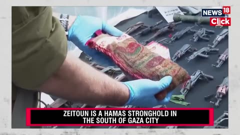 Israel Hamas Conflict _ Tunnel, Weapons And A Rocket Production Lab Found In Gaz