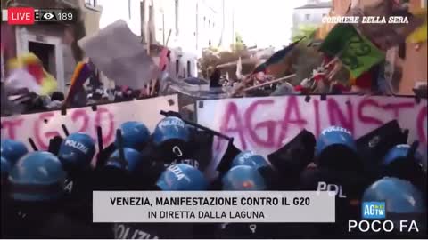 10 luglio 2021 - G20 VENEZIA. CONTESTAZIONI.