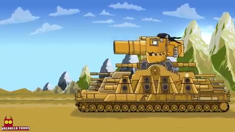 "Restless Iron Monster" Cartoons about tanks