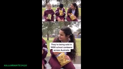 Kids Eating Cricket Chips