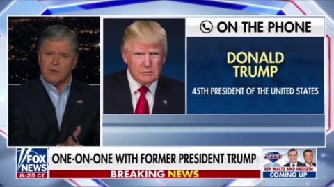Sean Hannity interview with Donald Trump