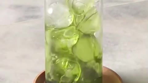 Sweetened milk green tea